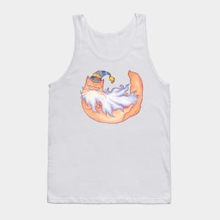 Magical Ginger Wizard Cat Tank Top